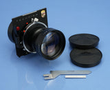 LINHOF RODENSTOCK ROTELAR 270MM F5.6 4X5 LENS +CAPS +TECHNIKA BOARD + #CAM MINT!