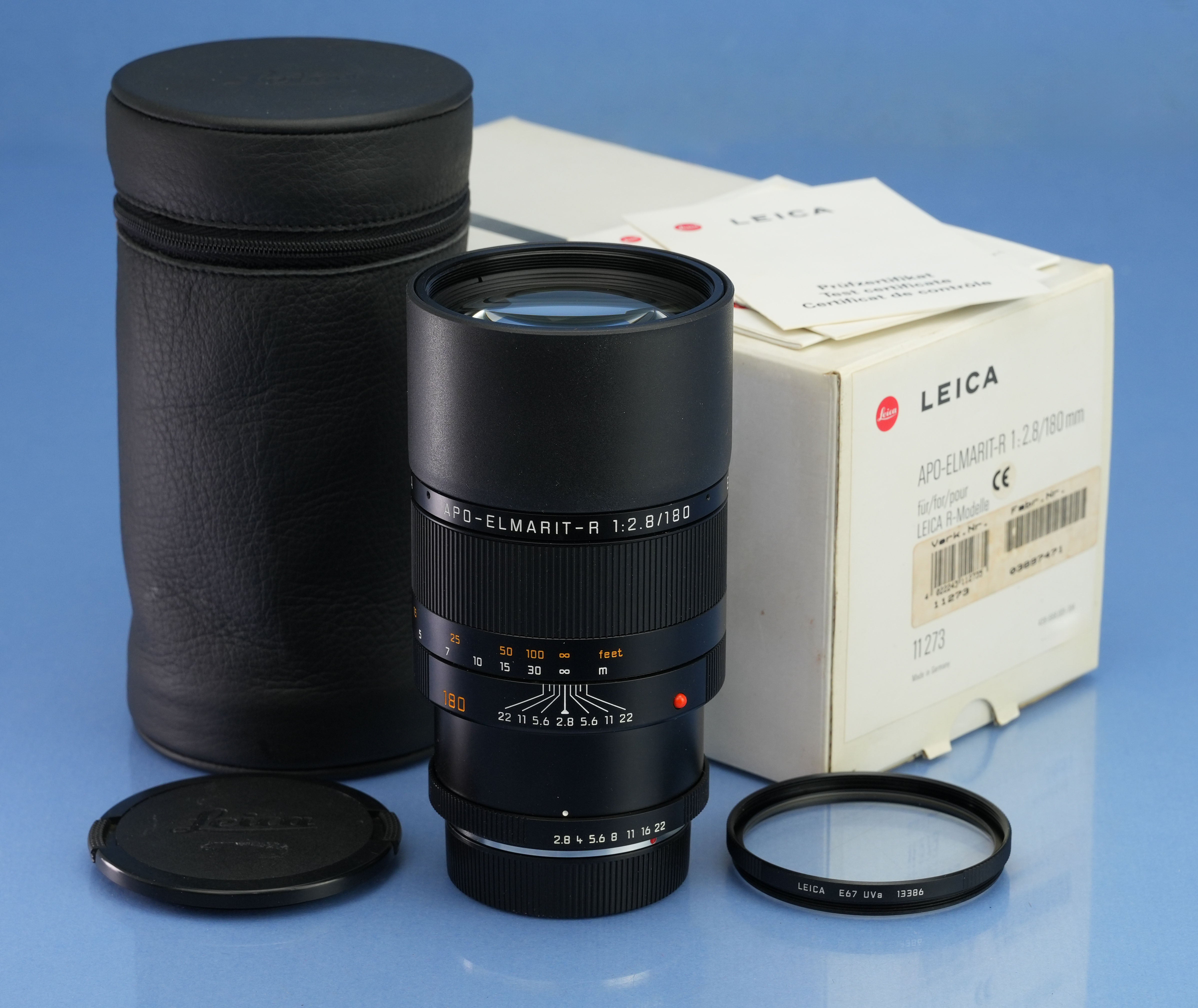 LEITZ E67 UVA FILTER + BOX 13386 - Great Condition