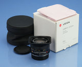 LEICA LEITZ 28MM ELMARIT-R F2.8 VER II ROM 11333 R LENS +BOX +CAPS NEAR MINT SET