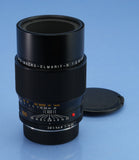 LEICA LEITZ 100MM APO-MACRO-ELMARIT-R F2.8 11210 3CAM LENS +CAPS CLEAN! SHARP!