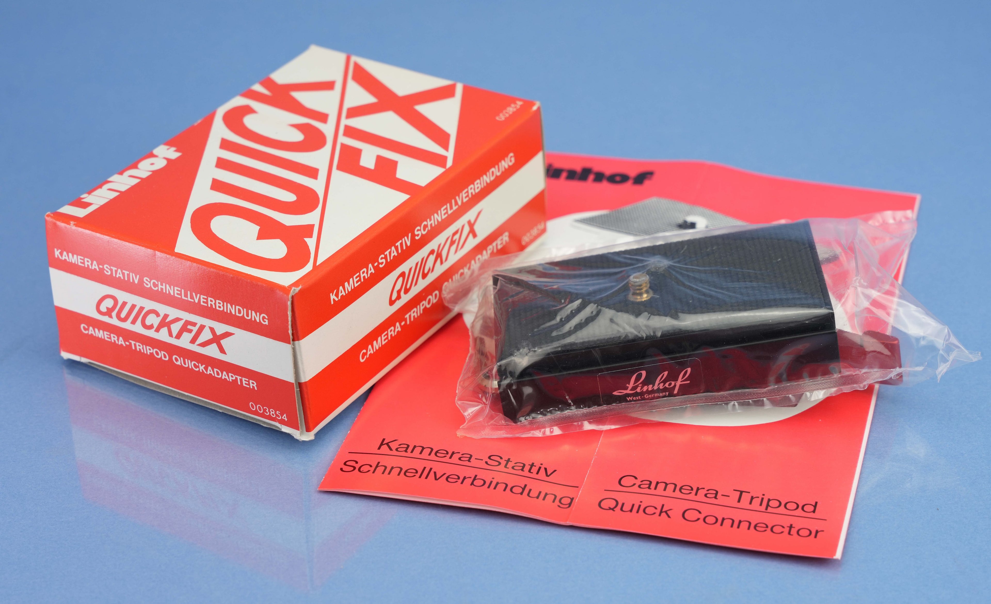 LINHOF QUICKFIX II Schnellwechselplatte für Kameras und Stativköpfe (NOS)