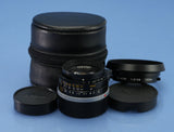 LEICA LEITZ 35MM SUMMILUX-M F1.4 GERMANY PRE ASPH 11870 LENS +12504 SHADE LATE#