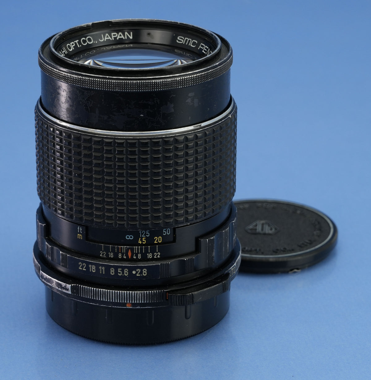 PENTAX SMC 6X7 165MM F2.8 MEDIUM FORMAT SLR LENS +CAPS NO YELLOW GLASS