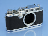 LEICA LEITZ III 111 (MODEL F) LYDRO RANGEFINDER CAMERA BODY. RARE SILVER CHROME
