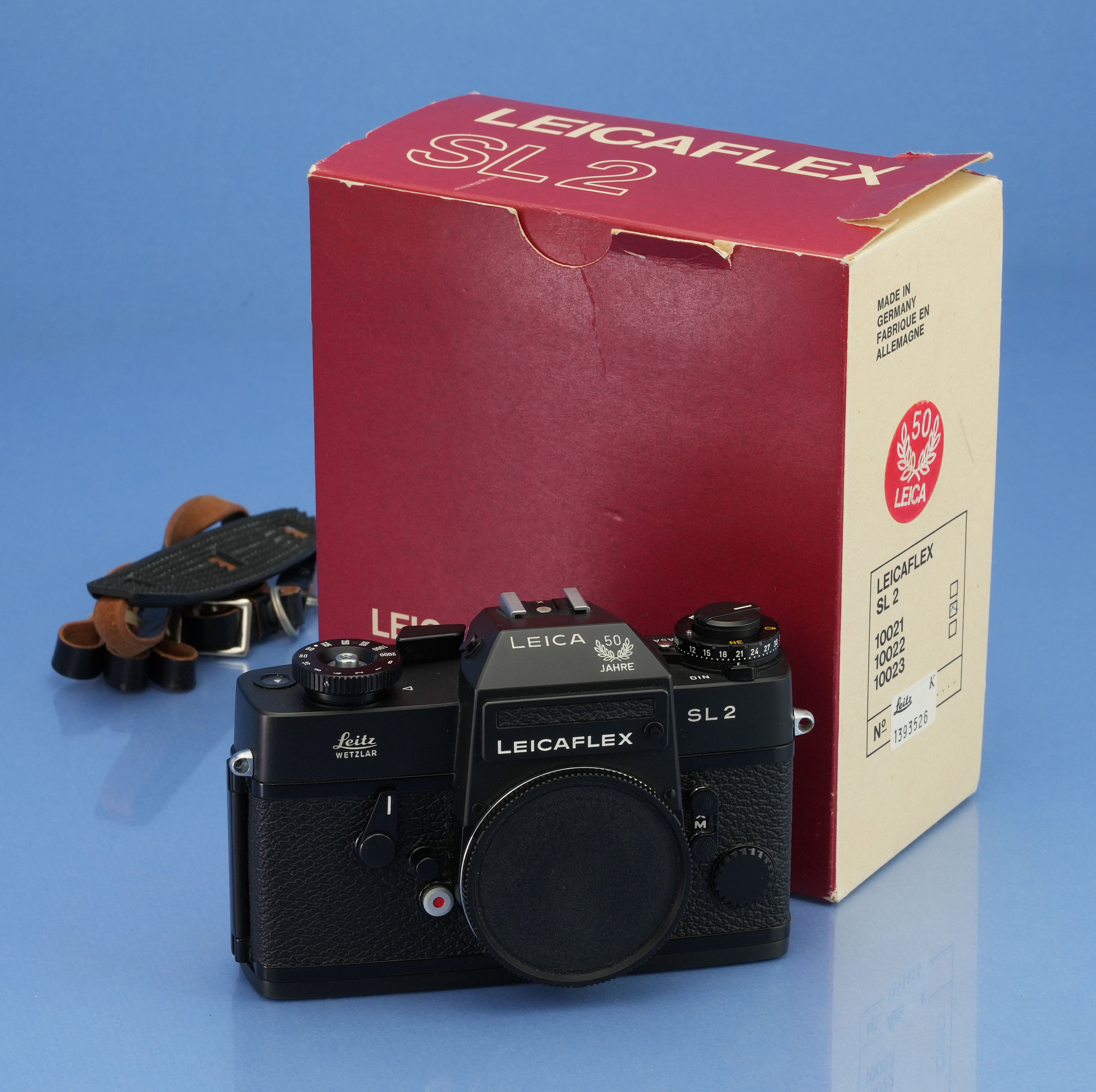 LEICA 50 JAHRE ANNIVERSARY LEICAFLEX SL2 BLACK 35MM R SLR LEICA 50 JAHRE ANNIVERSARY LEICAFLEX SL2 BLACK 35MM R SLR
