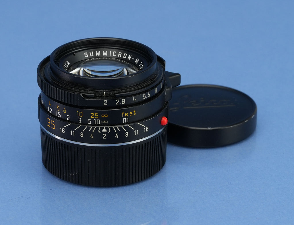 LEICA 35MM F2 SUMMICRON-M E39 4TH V 11310 LATE # GERMANY LENS KING OF BOKEH NICE