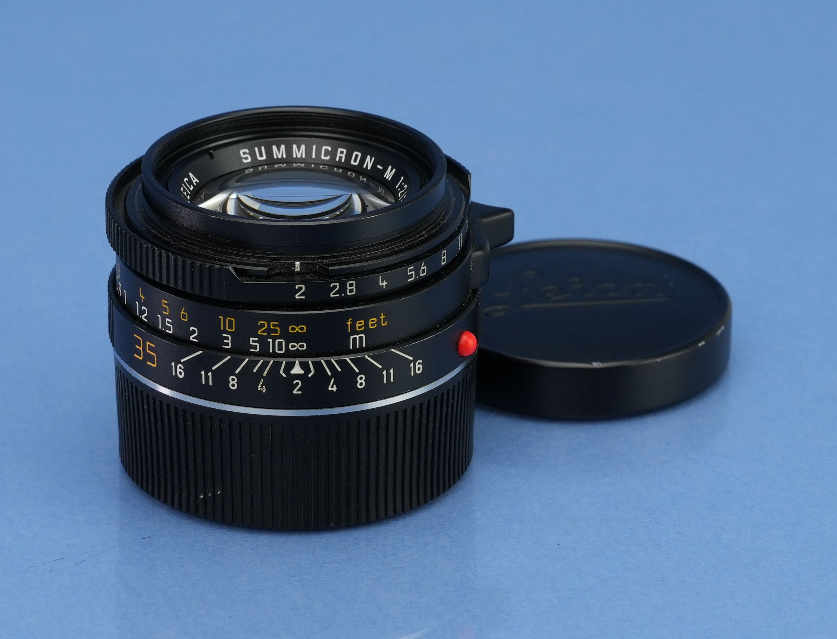 LEICA 35MM F2 SUMMICRON-M E39 4TH V 11310 LATE # GERMANY LENS KING OF BOKEH NICE