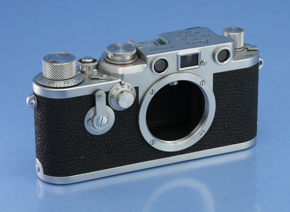 LEICA LEITZ IIIF RED DIAL SELF TIMER RANGEFINDER SCREW MOUNT BODY LOOHN #715934