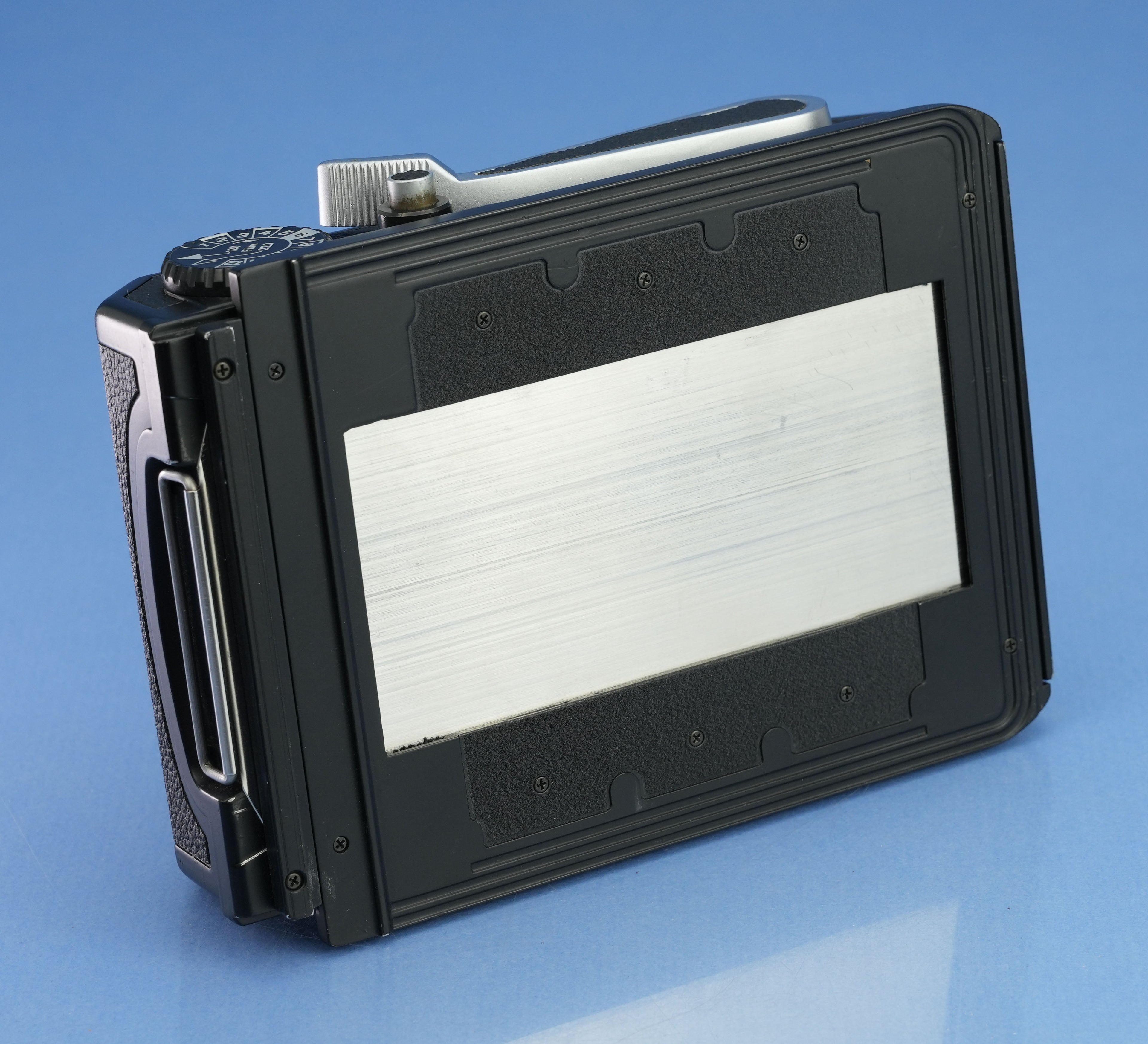 LINHOF TECHNO ROLLEX 6X12 ROLLFILM TECHNIKA PANORAMIC GRAFLOCK BACK 4X5 MINT!