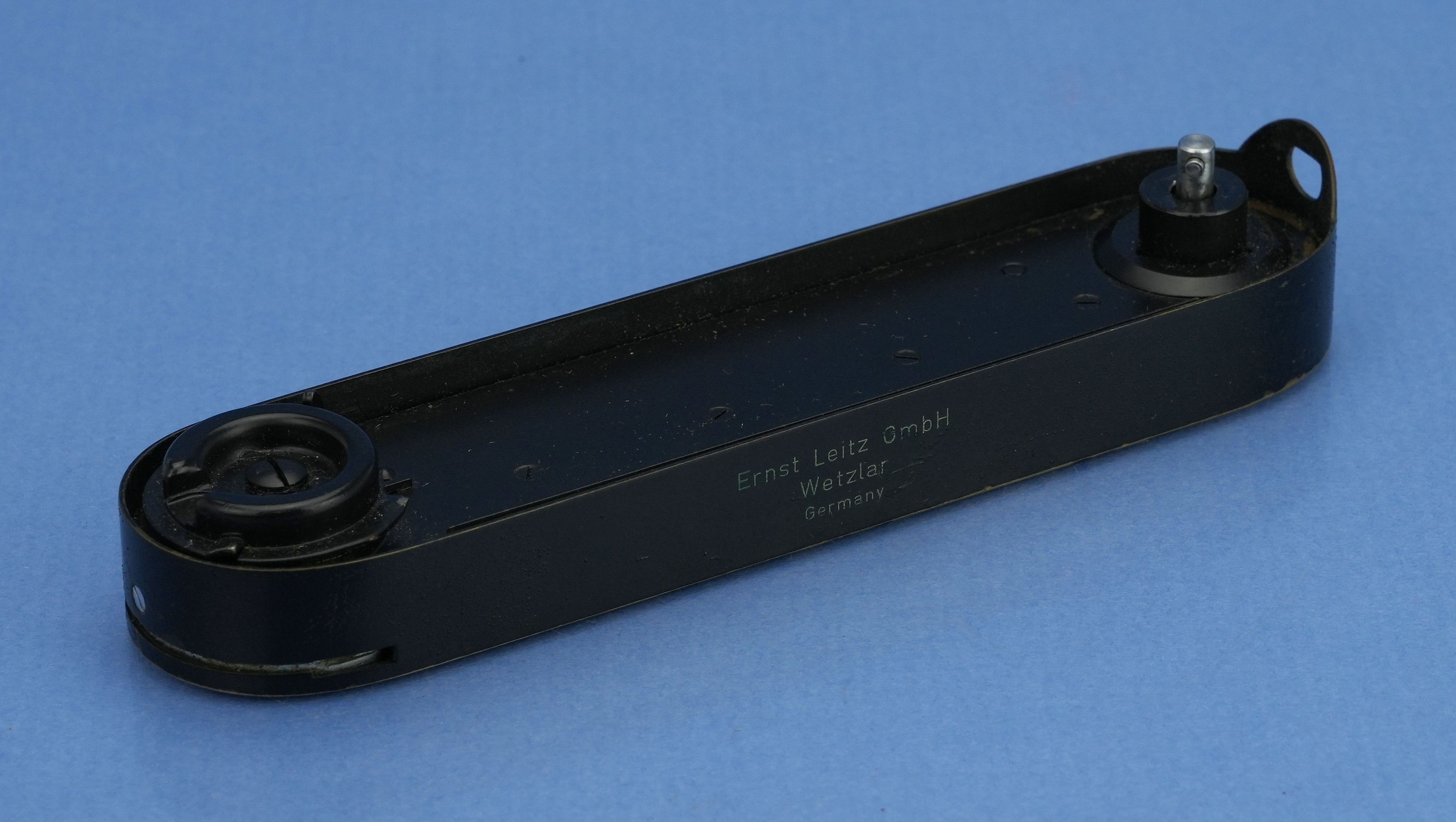 LEICA LEITZ MP-118 ORIGINAL 1957 SCHWARZE LACKIERUNG IMOOP ENTFERNUNGSFONKAMERA + PAPIERE!