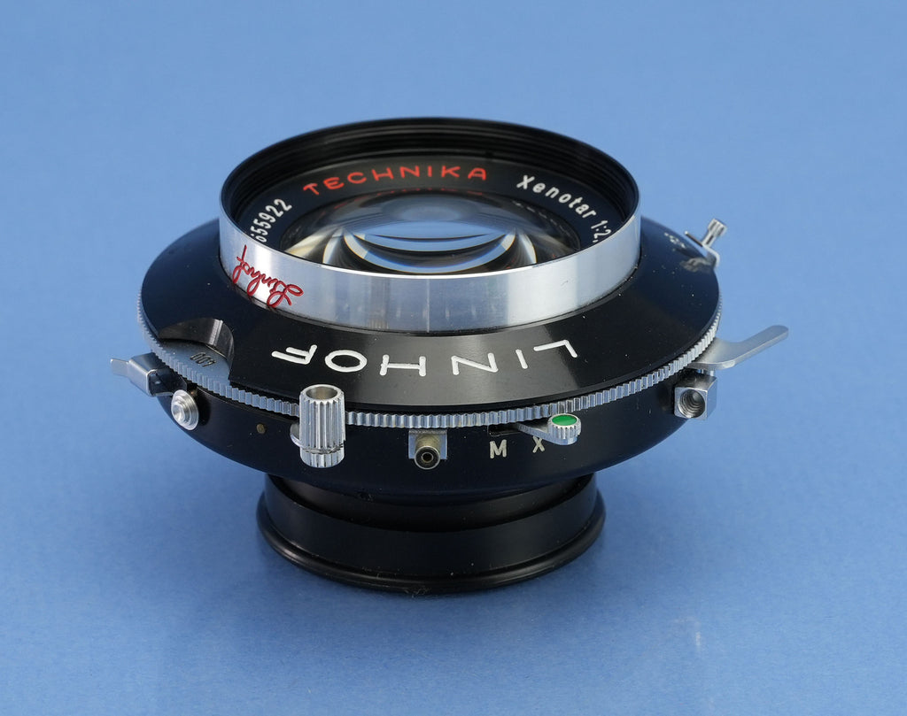 SCHNEIDER XENOTAR LINHOF SELECT 80MM F2.8 6X9 2x3 LATE VERSION LENS +CAPS RARE!