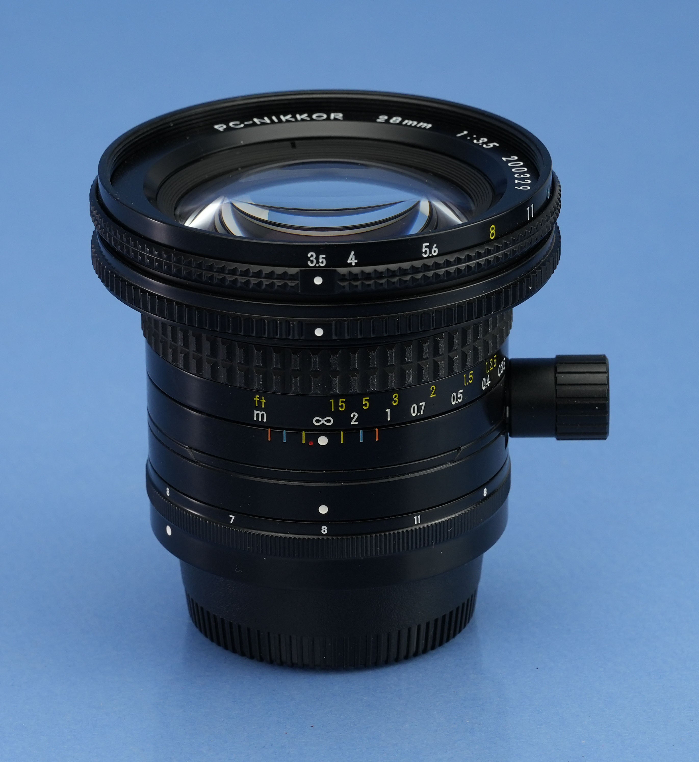 NIKON PC-NIKKOR 28MM F3.5 AIS AI-S PERSPECTIVE CONTROL LENS +CAPS +CASE CLEAN!