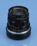 LEICA 50MM SUMMICRON F2 LENS 11817 VERY RARE! BLACK SCALLOPED FOCUS EARLY # WOW!