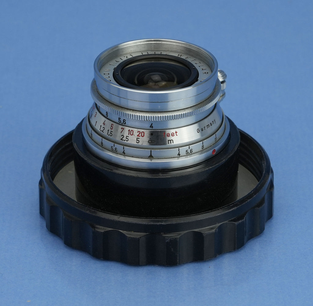LEICA SUPER-ANGULON 21MM F4 CHROM M 11102 OBJEKTIV + DECKEL + IWKOO GEGENBLENDE + FINGERSET!