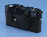 LEICA LEITZ M4-M MOT BLACK PAINT ORIGINAL RANGEFINDER CAMERA #1206856 RARE!