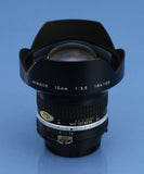 NIKON NIKKOR 15MM F3.5 AI-S AIS RECTILINEAR ULTRA WIDE LENS +CAPS +FILTER MINT
