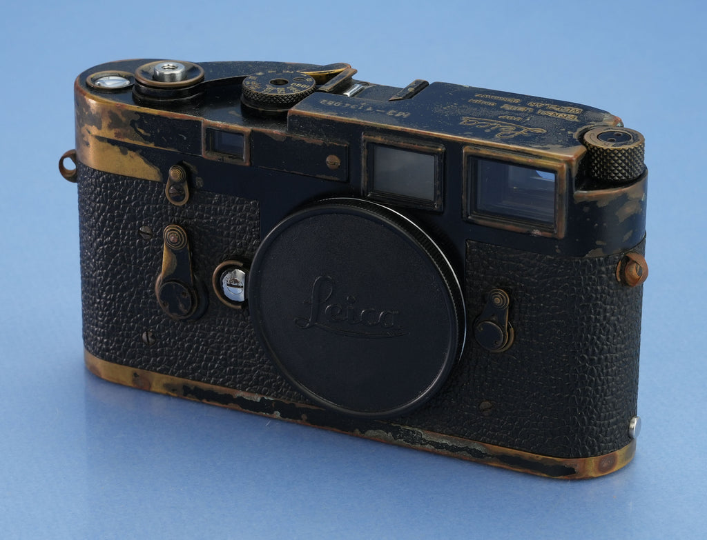 LEICA LEITZ M3 SS BLACK PAINT IGEMO CAMERA BODY #1134082 LAST BATCH 1965 PRETTY!