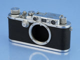 LEICA LEITZ III 111 (MODEL F) LYDRO RANGEFINDER CAMERA BODY. RARE SILVER CHROME