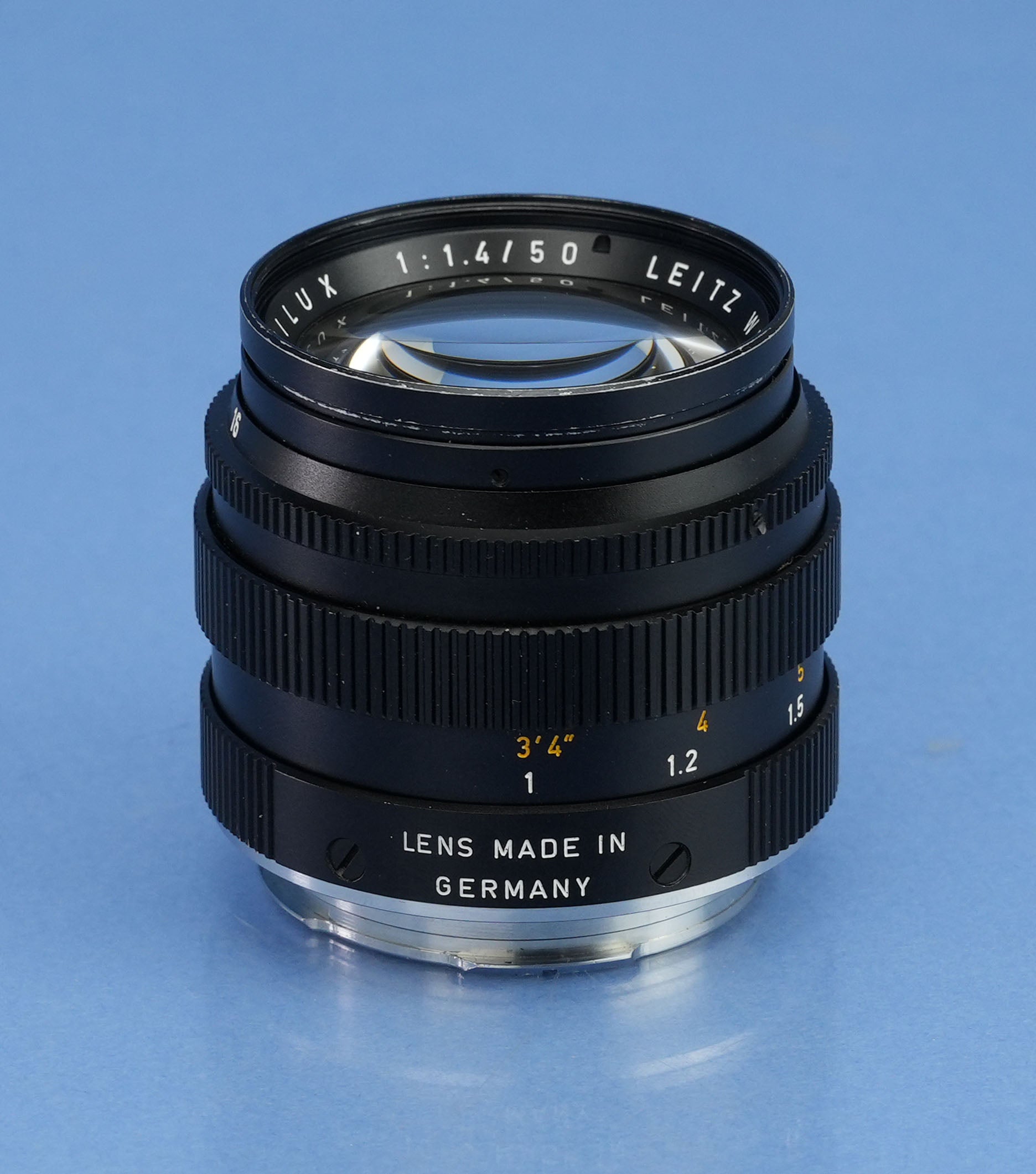 LEICA LEITZ 50MM F1.4 SUMMILUX 11113 2ND V BLACK M LENS LATE # c. 1967 NICE!