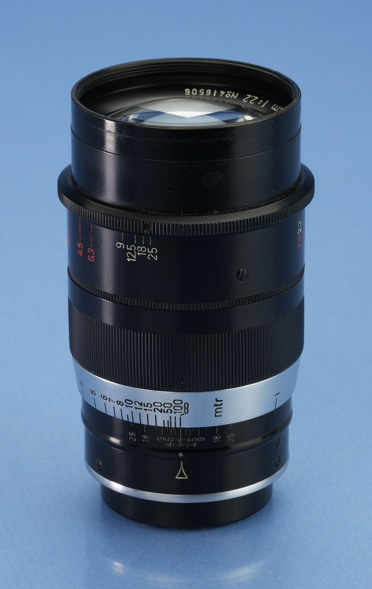LEICA LEITZ 90MM THAMBAR F2.2 BLACK PAINT LENS +CENTER FILTER +HOOD +CAPS +BOX