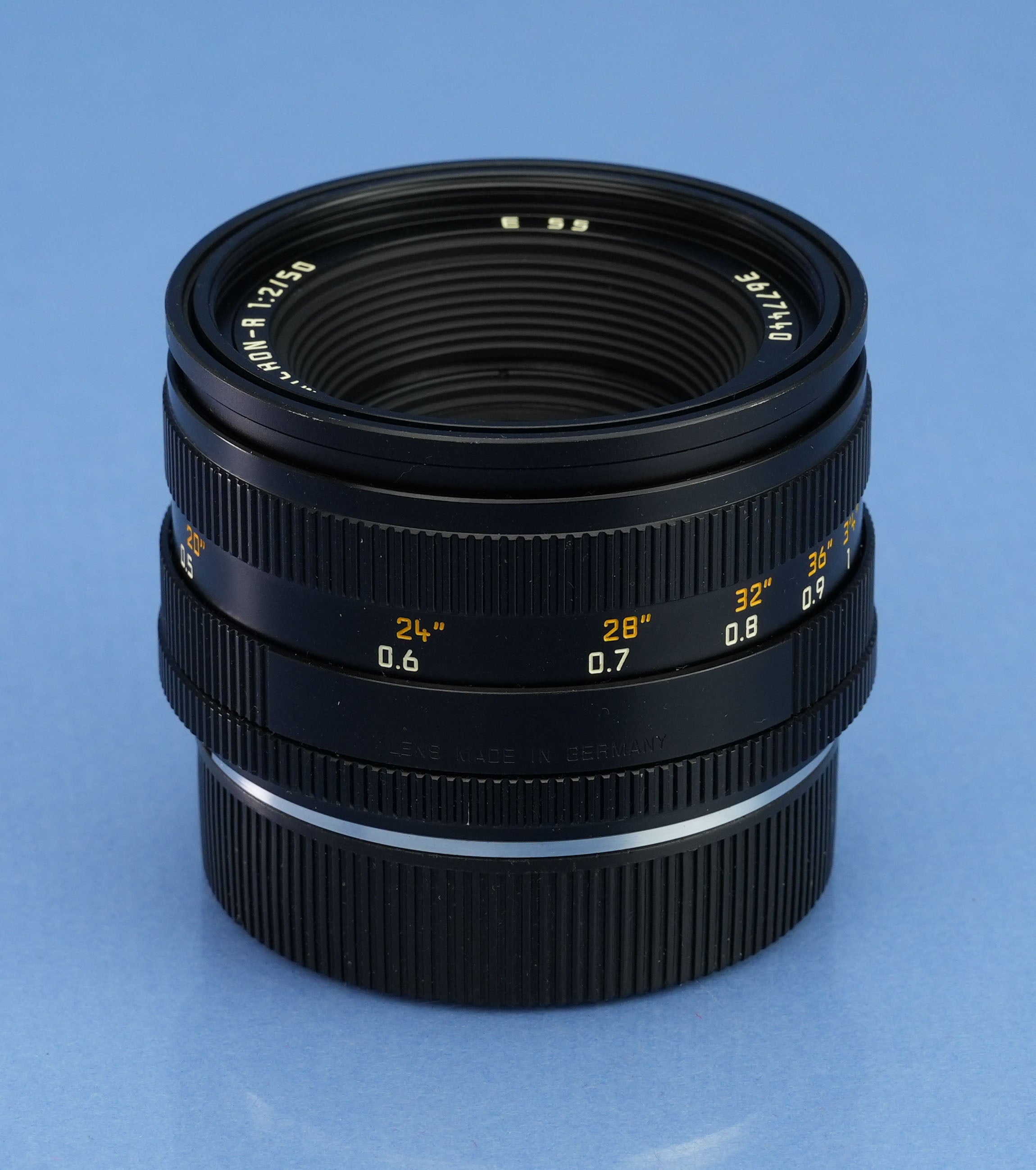 LEICA LEITZ 50MM SUMMICRON-R 2ND VERSION 11216 3RD CAM LATE # GERMANY LENS NICE!