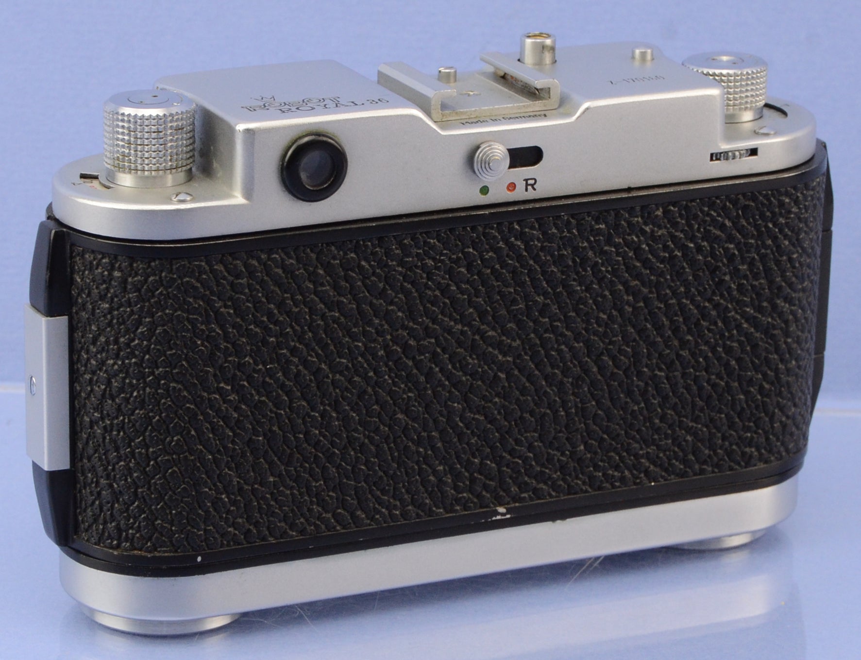 ROBOT ROYAL 36 CHROME RANGEFINDER CAMERA +ZEISS SONNAR 50MM F2 LENS +CAP NICE!