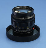 LEICA 11820 50MM NOCTILUX F1.2 VINTAGE M LENS +MATCHING #BOX +SHADE +CASE +CAPS