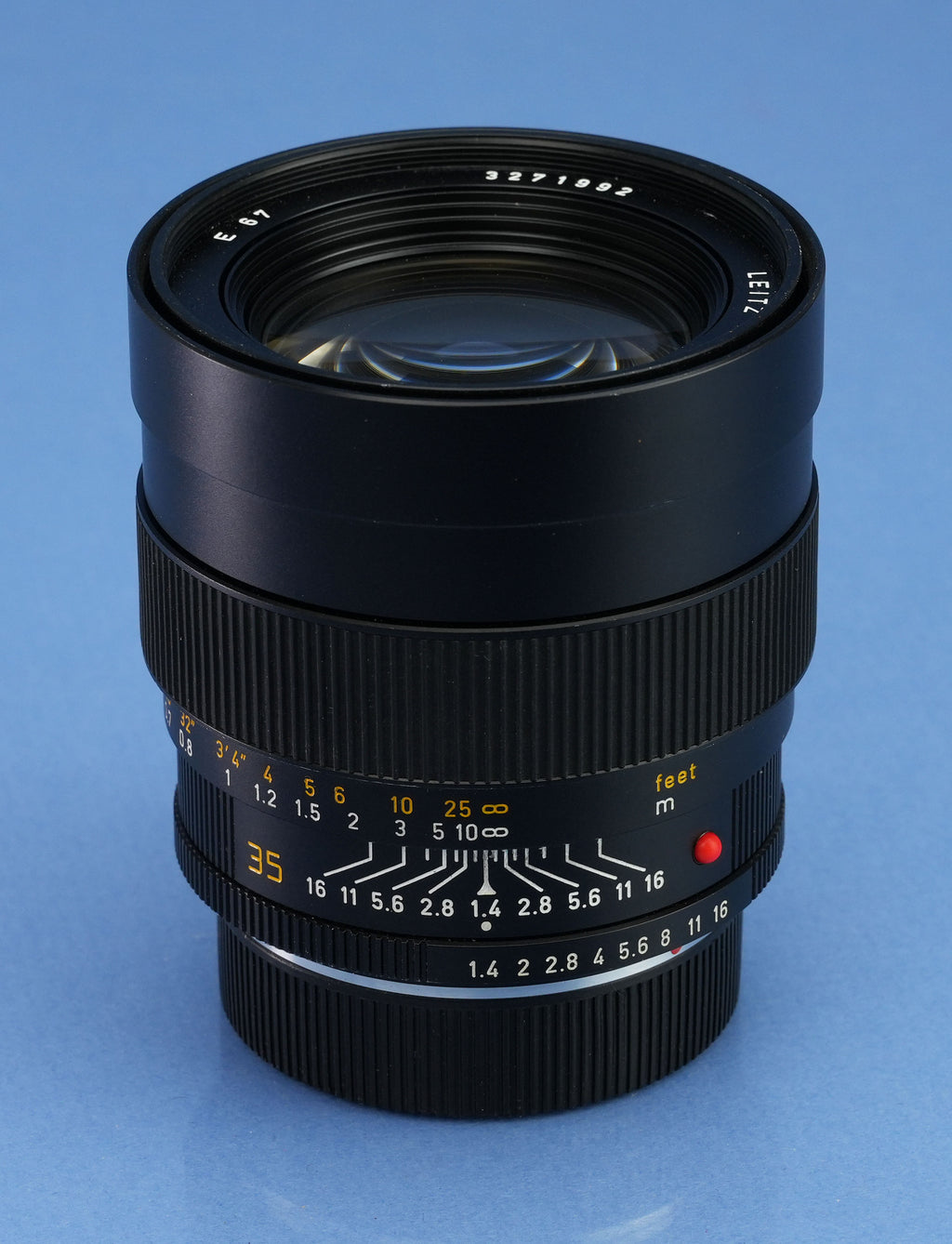 LEICA LEITZ 35MM SUMMILUX-R F1.4 3CAM E67 R 11143 LENS +CAPS +BOX VERY CLEAN!