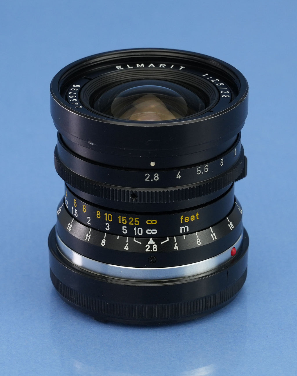 LEICA LEITZ 28MM ELMARIT F2.8 1ST 2ND VER M 11802 LENS RARE TRANSITIONAL +CAPS