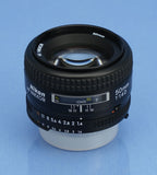 NIKON NIKKOR AF 50MM F1.4D LENS +BOX +CAPS +PAPERS MINT!