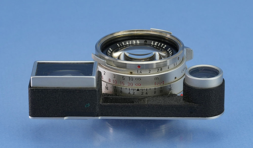 LEICA LEITZ 35MM F1.4 SUMMILUX M STEEL RIM LENS 1st VERSION 11870 M3 +EYES MINT!
