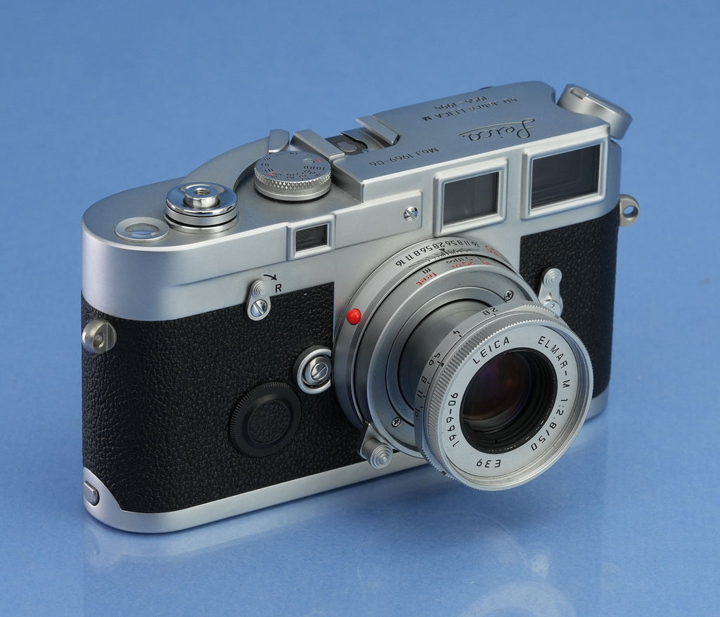 LEICA M6J 10440 40 YEAR JAHRE CAMERA +50MM ELMAR F2.8 +BOX SET # 1999-11 MINT!
