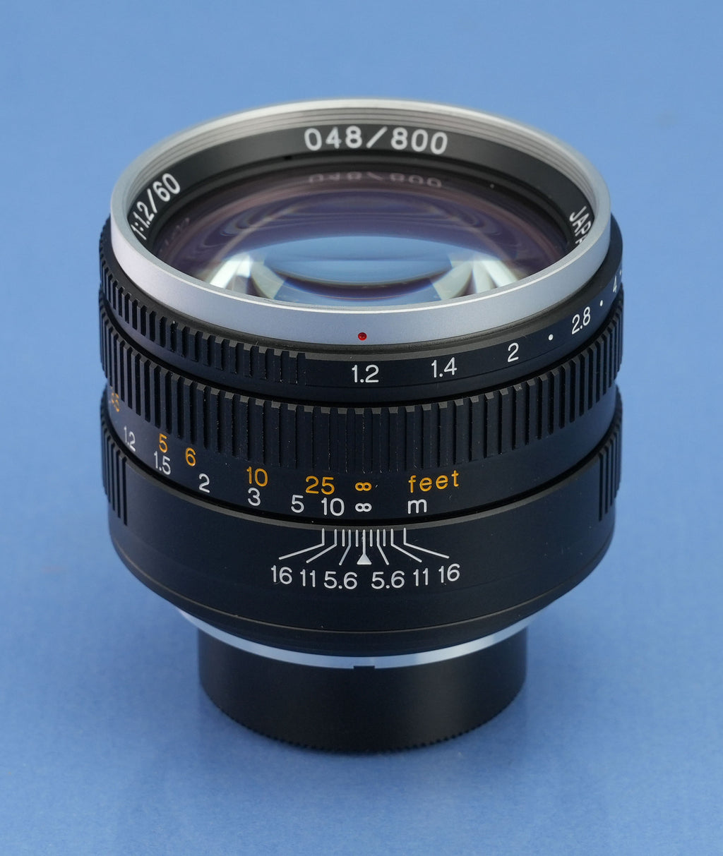 KONICA HEXANON 60MM F1.2 LEICA NOCTILUX OBJEKTIV + DECKEL + FILTER + BOX + SUCHER NEUWERTIGES SET