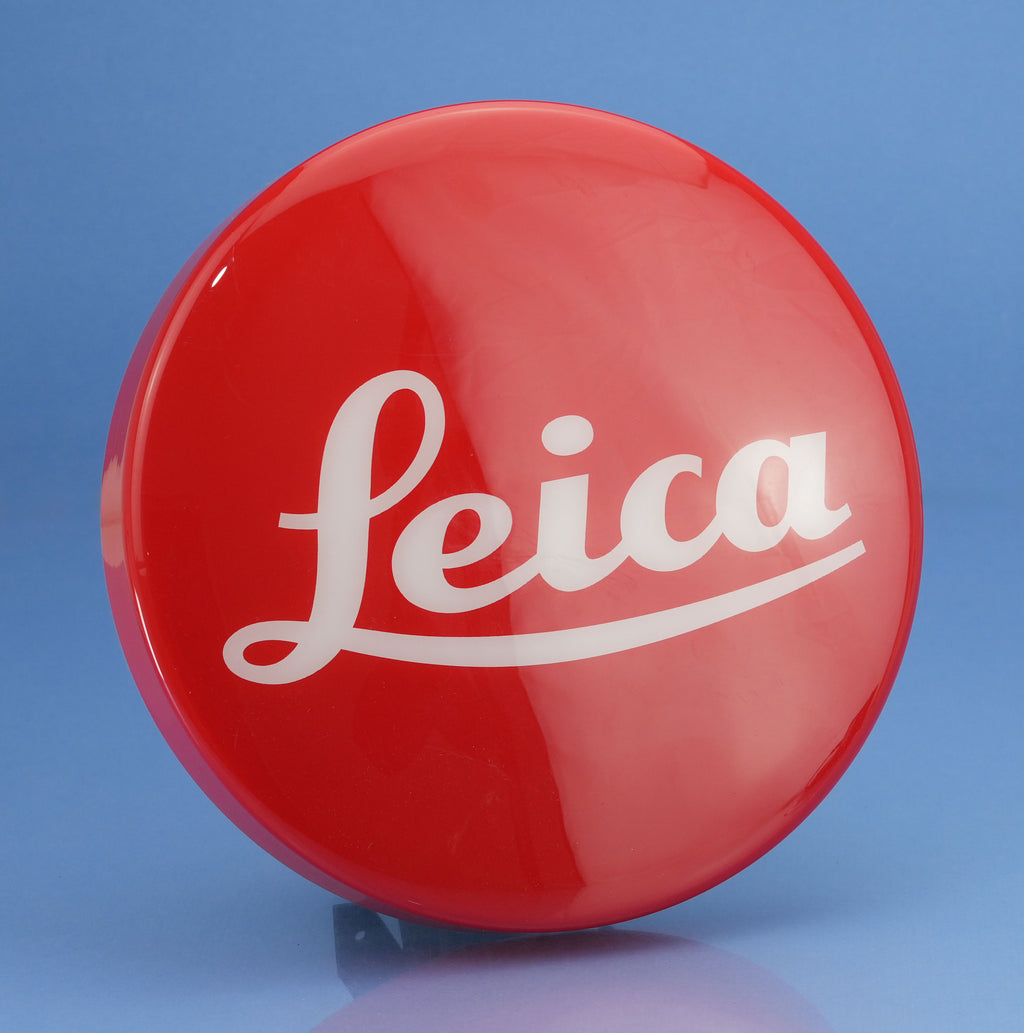 LEICA RED DOT LOGO HÄNDLERSCHILDLEUCHTE ORIGINAL 96228 10 ZOLL