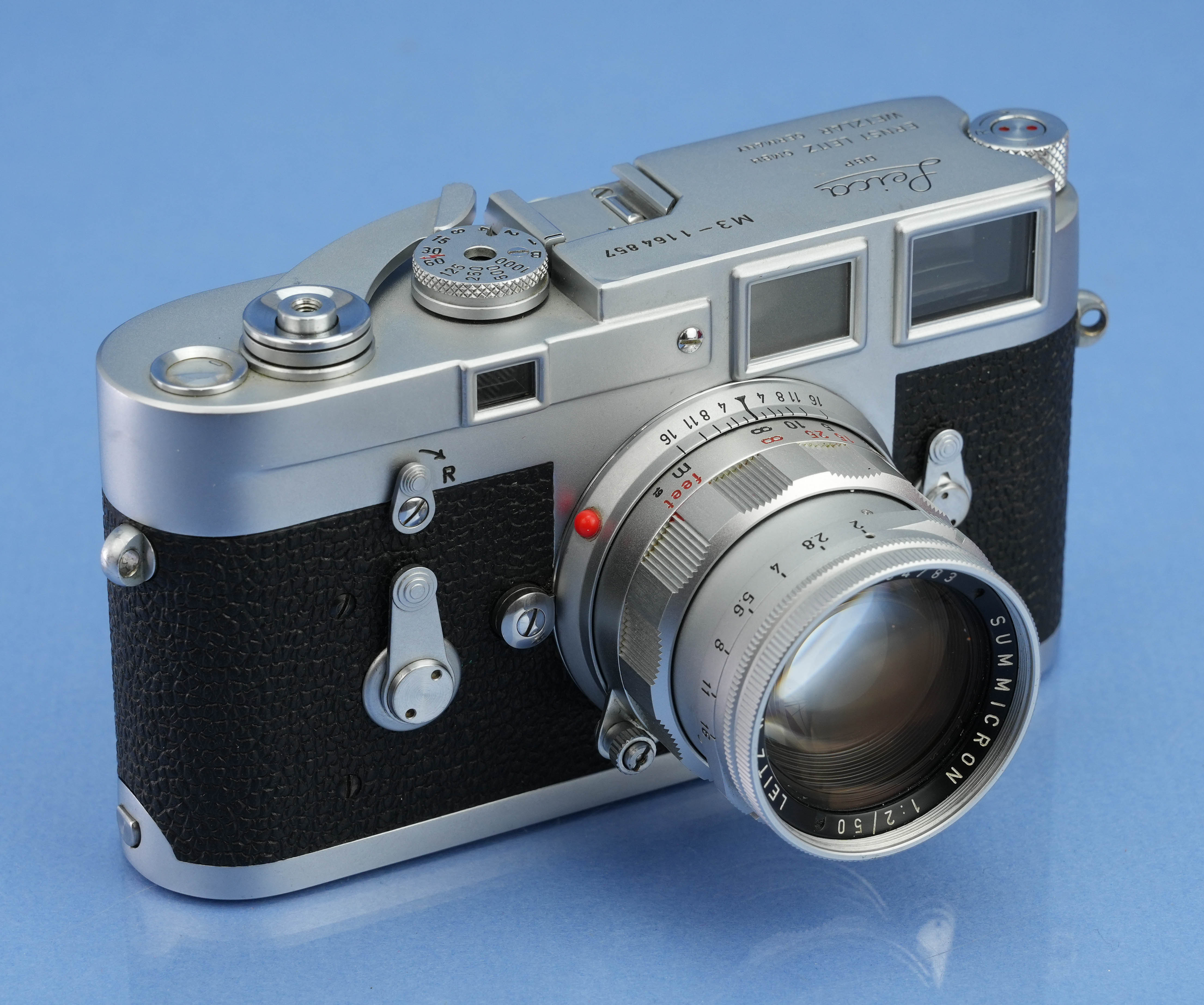 LEICA LEITZ M3 SS 10150 IGEMO 1967 9th LAST CAMERA #1164857 +