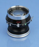 LINHOF SELECT CARL ZEISS 135MM F3.5 PLANAR 4X5 LENS +COMPUR SHUTTER +CAPS MINT!