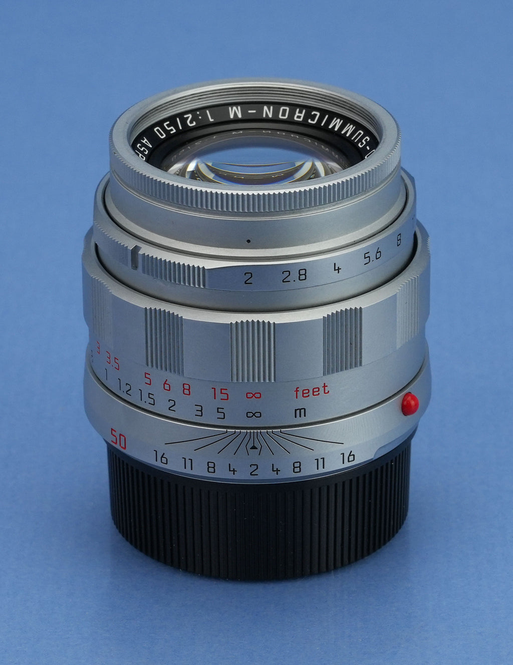 LEICA 11187 50MM APO-SUMMICRON-M F2 ASPH CHROME LHSA SPECIAL EDITION LENS SET!