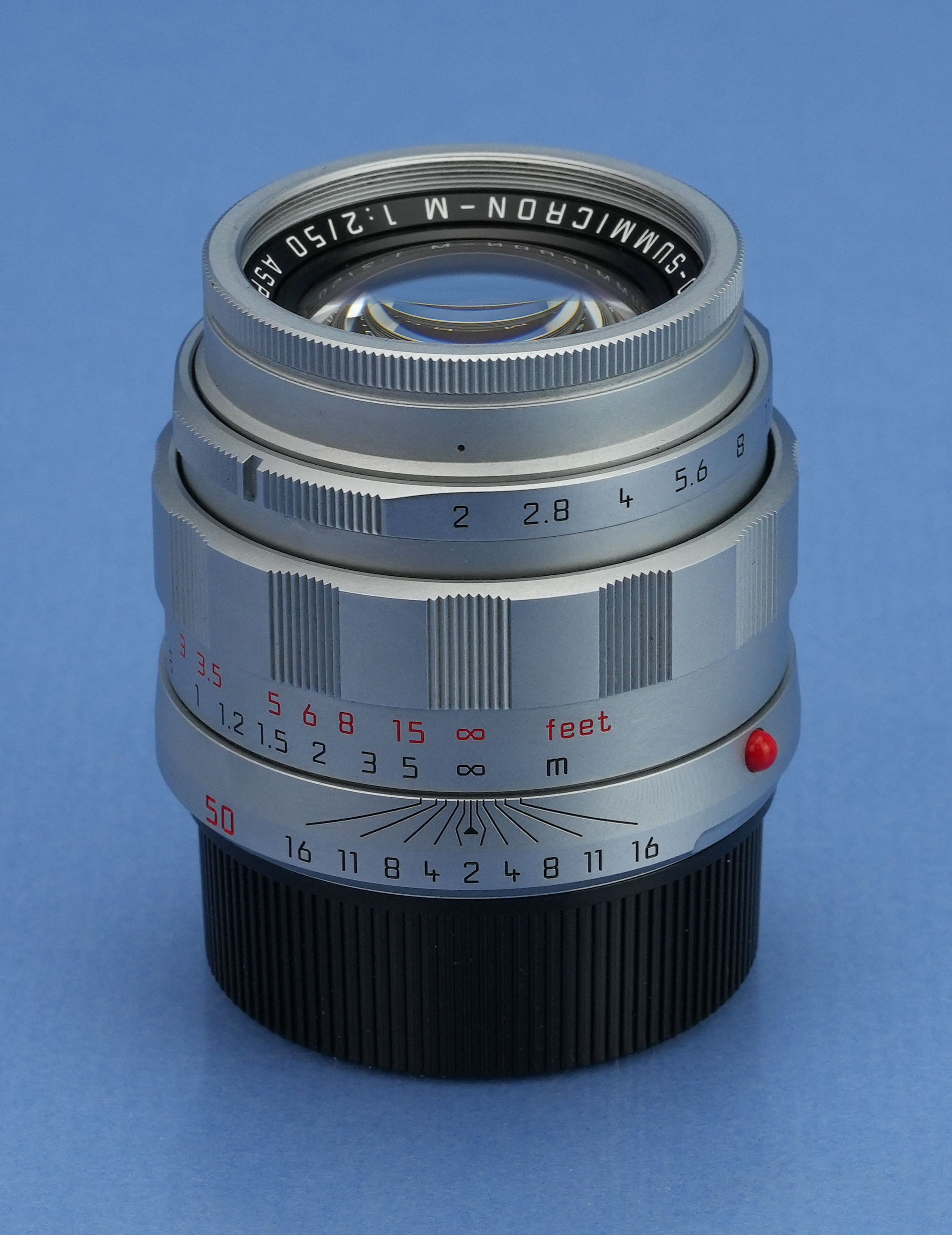 LEICA 11187 50MM APO-SUMMICRON-M F2 ASPH CHROME LHSA SPECIAL EDITION LENS SET!