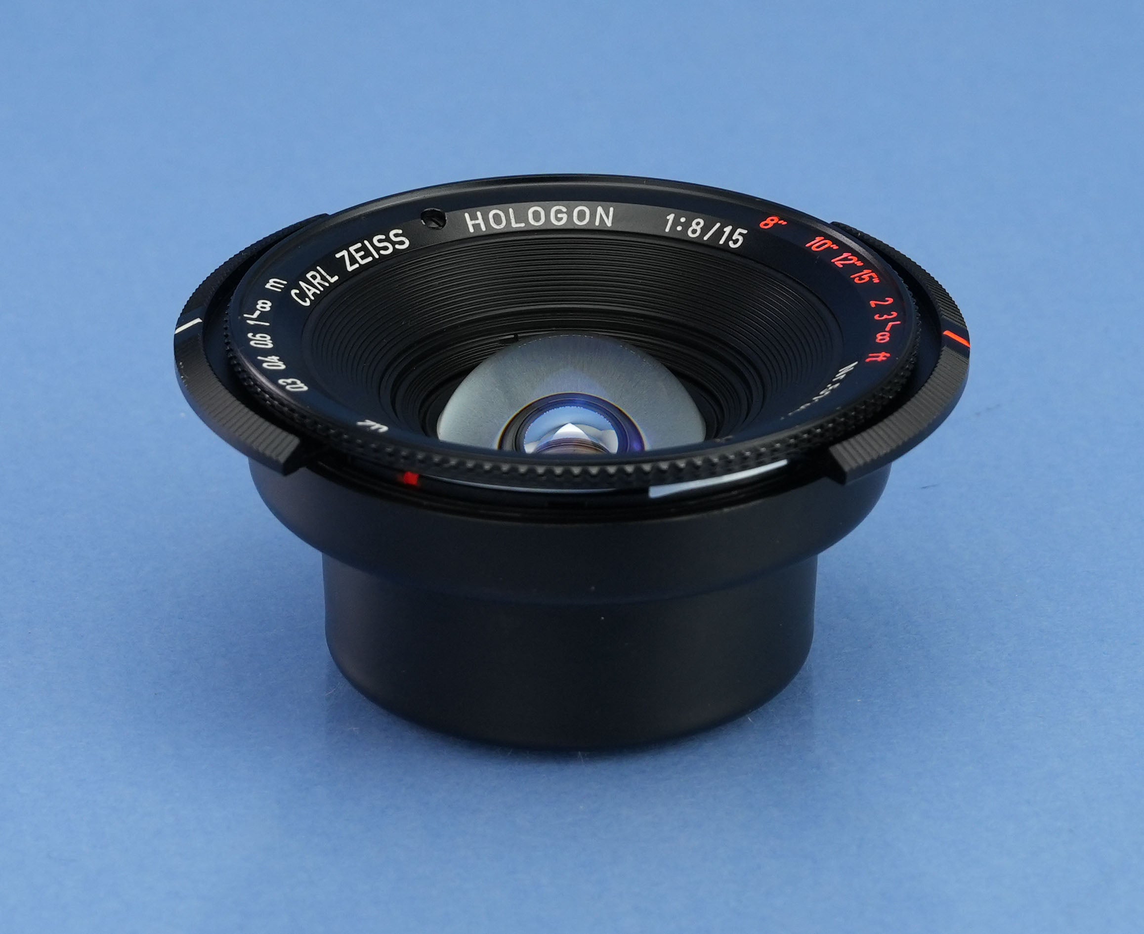 LEICA ZEISS HOLOGON-M 11003 15MM F8 LENS +BOX +FILTER +CAPS +FINDER RARE! MINT!