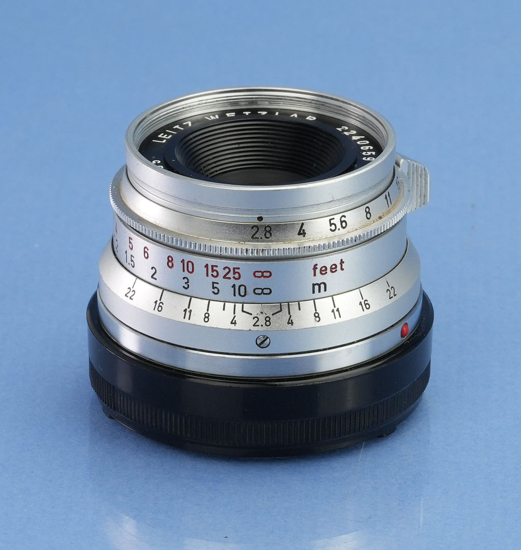 LEICA LEITZ 35MM SUMMARON F2.8 11306 VINTAGE M LENS LATE #2240659 +CAPS