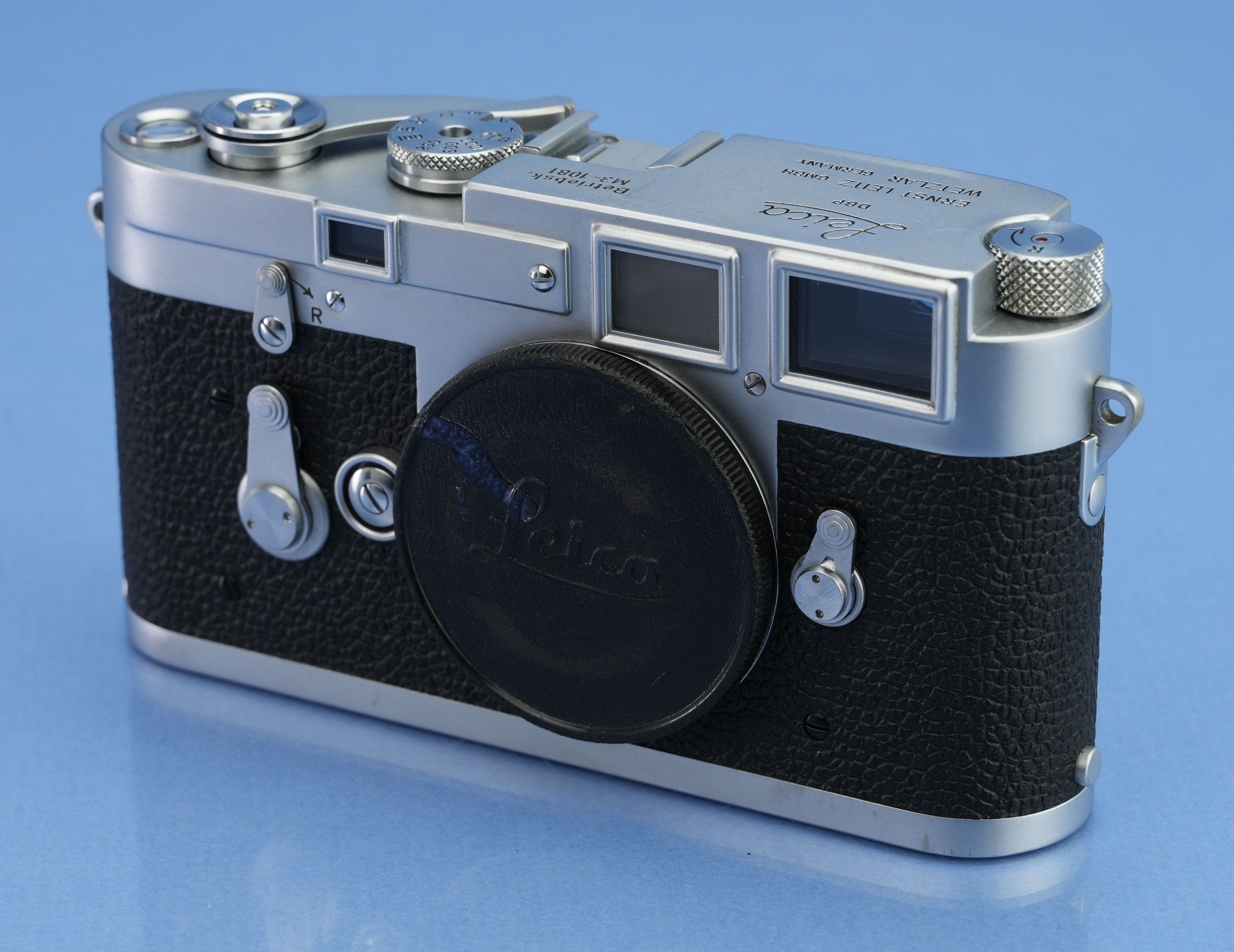 LEICA LEITZ M3 DS IGEMO 10150 BETRIEBSK #1081 INTERNES CHROM-KAMERAGEHÄUSE SELTEN!