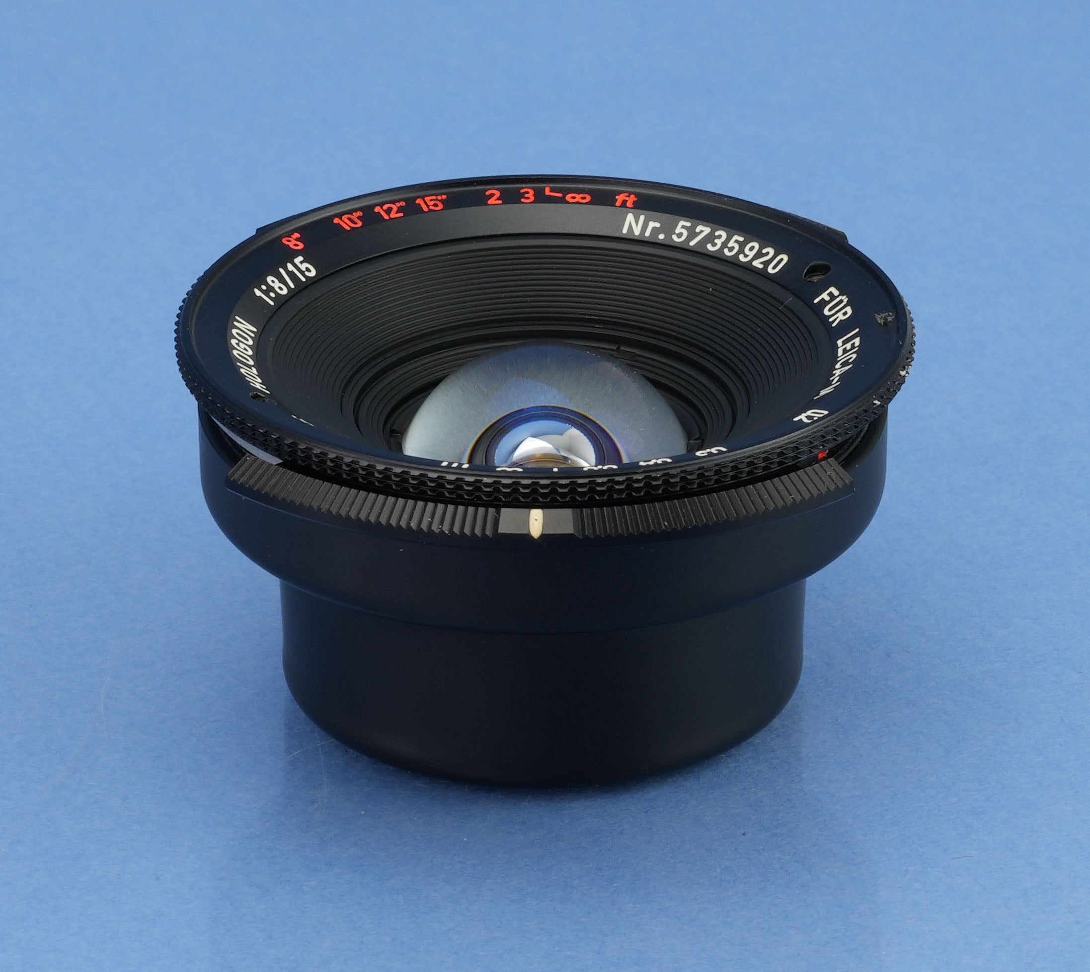 LEICA ZEISS HOLOGON-M 11003 15MM F8 OBJEKTIV +BOX +FILTER +KAPPE +SUCHER SELTEN! NEUWERTIG!