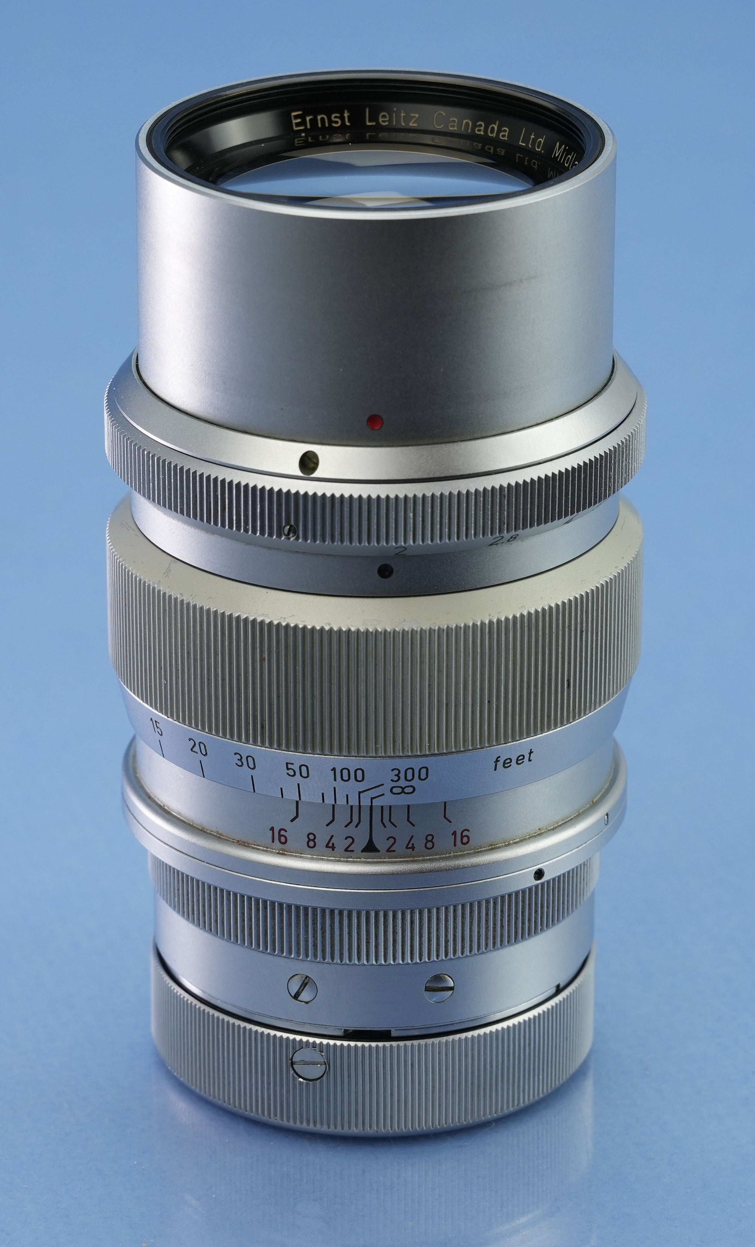 LEICA LEITZ 90MM SUMMICRON F2 MIDLAND ELCAN 1ST V SOOZI-M LENS +