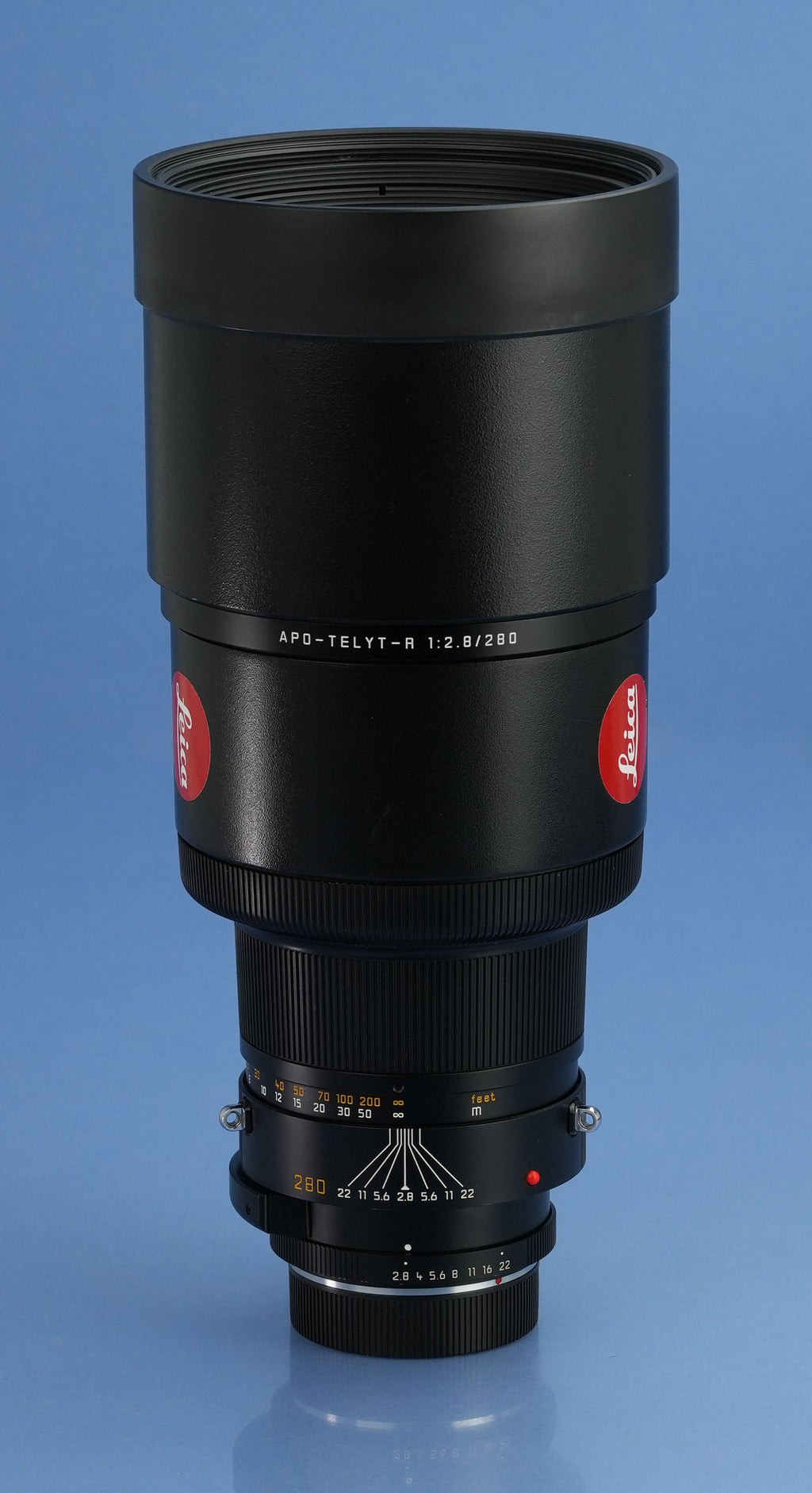 LEICA 280MM APO-TELYT-R F2.8 11245 3CAM LENS +1.4X EXTENDER-R +CASE +POL FILTER
