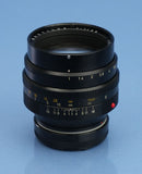 LEICA LEITZ 50MM NOCTILUX-M F1 11821 E58 LENS +BOX +12519 SHADE +CAPS +UV EARLY!