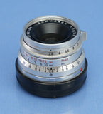 LEICA LEITZ 35MM SUMMARON F2.8 11306 VINTAGE M LENS LATE #2102562 +CAPS +UV NICE