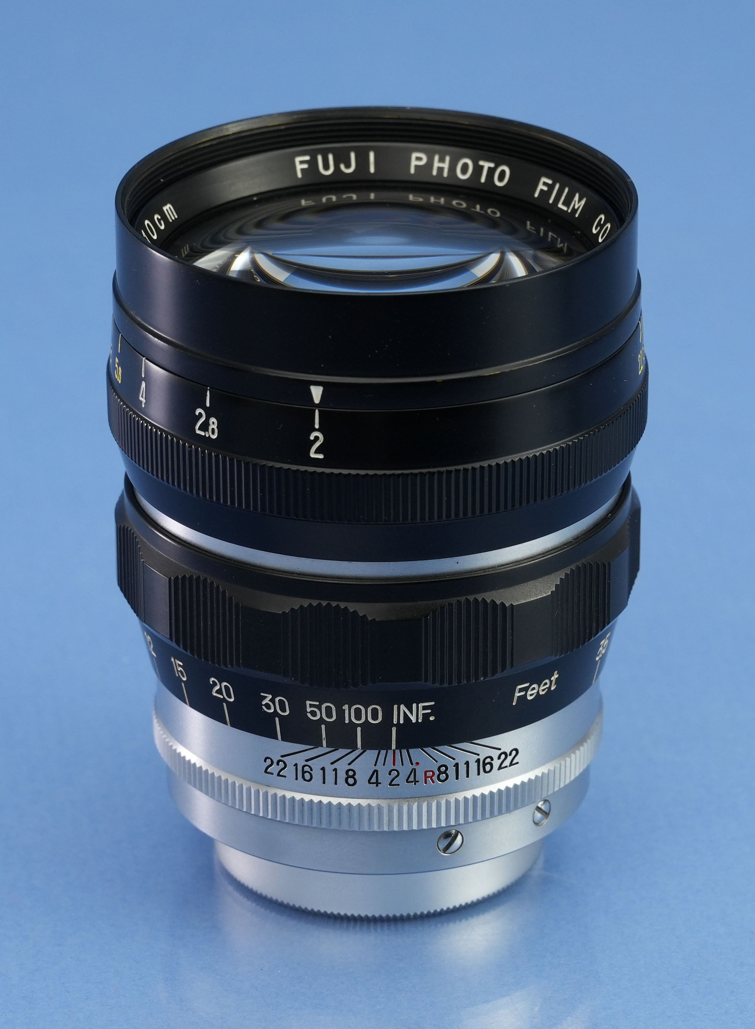 FUJI FUJINON LEICA 100MM F2 SM LTM LENS SET +VIEWFINDER +CAPS +SHADE +CASE RARE