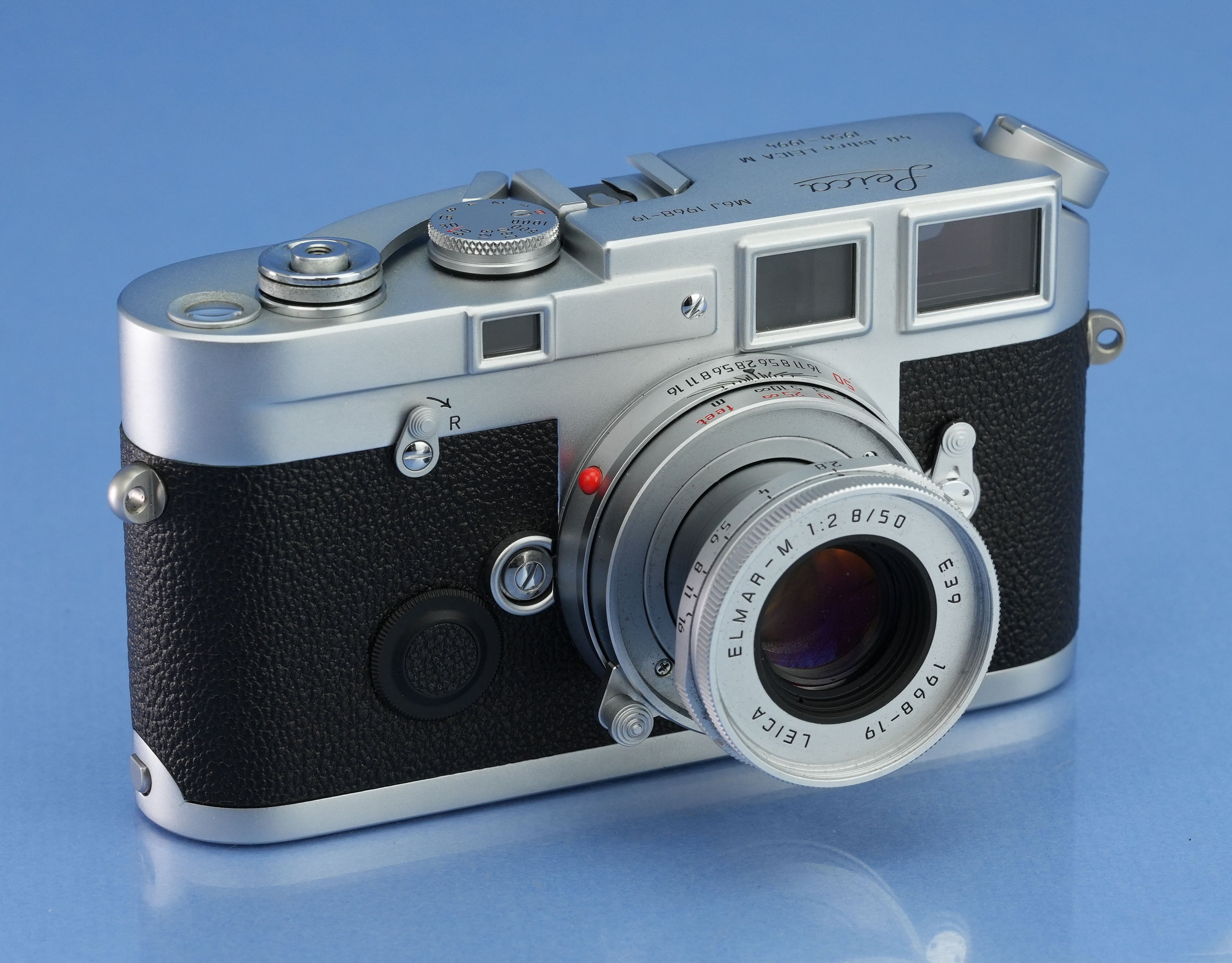 LEICA LEITZ M6J 10440 40 YEAR JAHRE CAMERA +50MM ELMAR F2.8 SET # 1968-19 MINT!