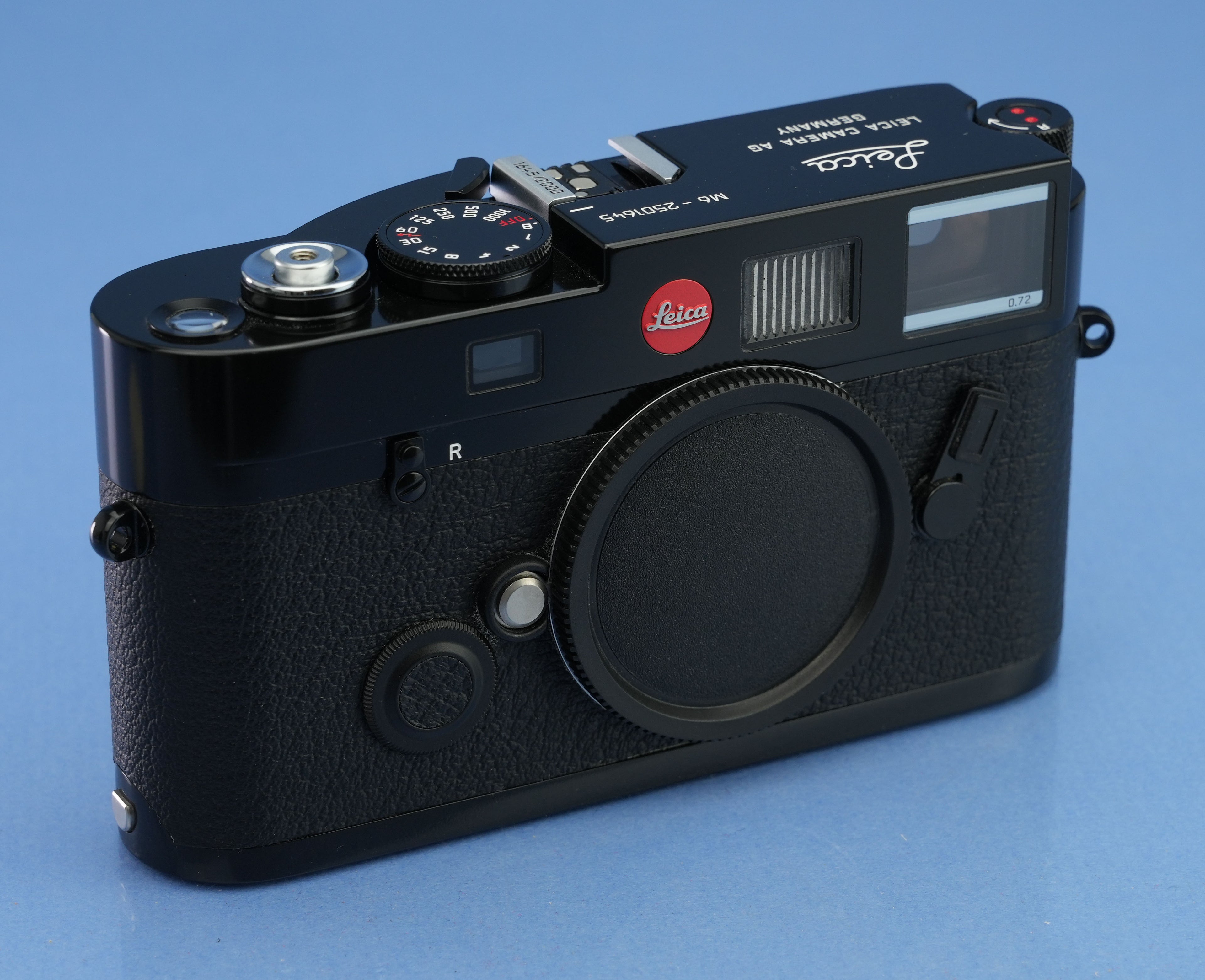 LEICA M6 TTL 0.72 10442 MILLENNIUM BLACK PAINT CAMERA +PAPERS +BOX MINT! #1645