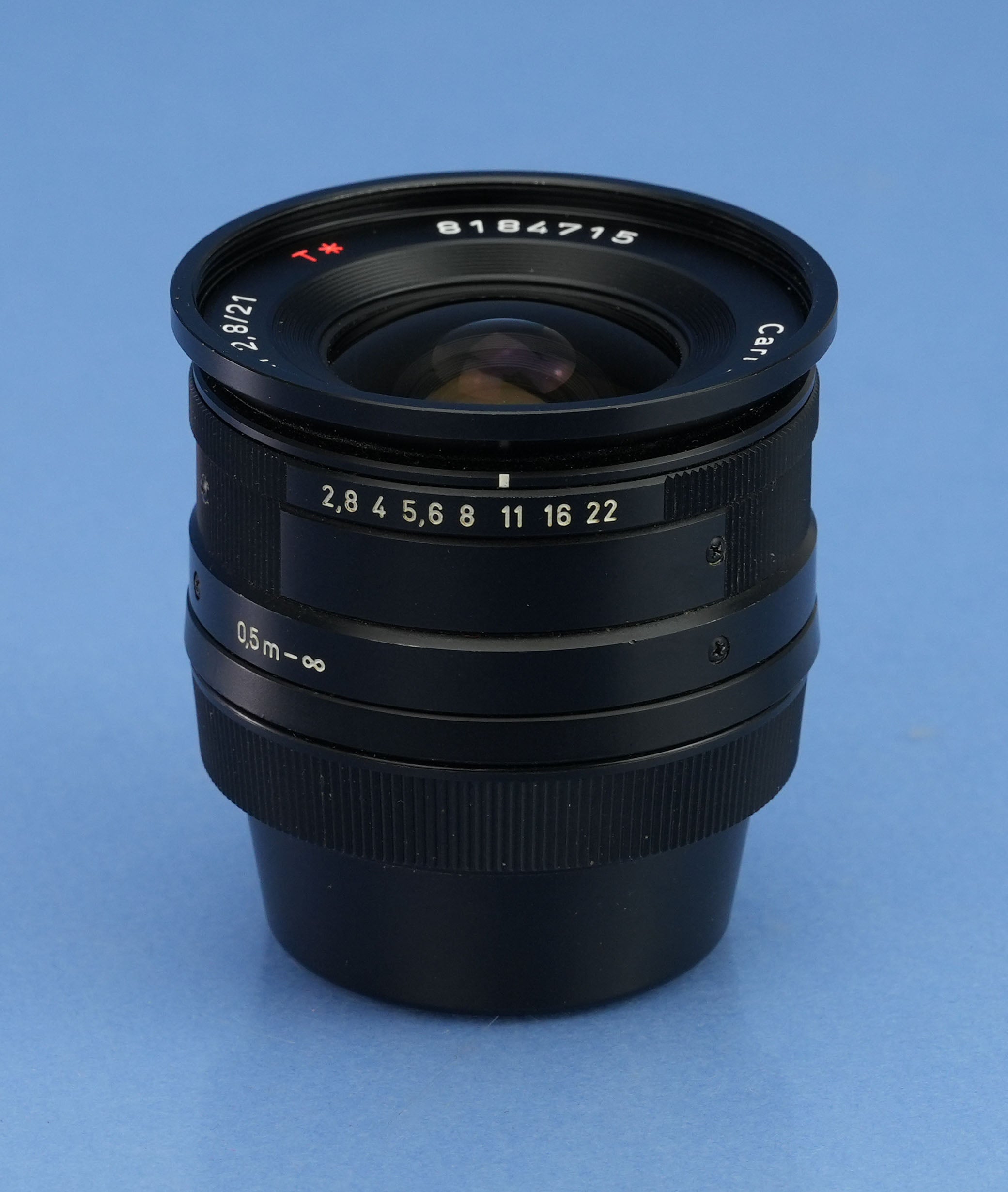 CONTAX ZEISS BIOGON BLACK 21MM F2.8 T* G CAMERA LENS +GF-21MM